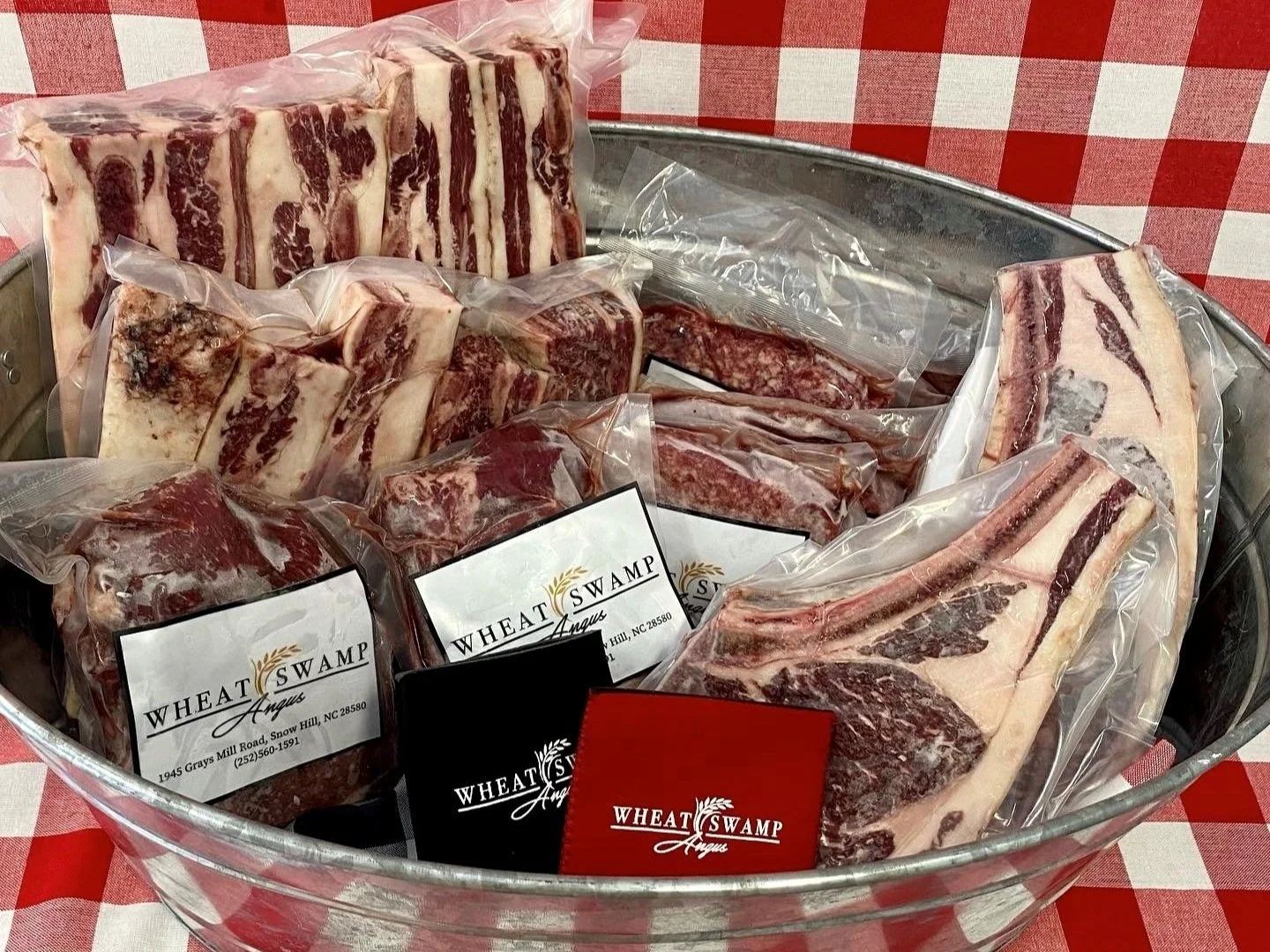 Wheat Swamp Angus beef products